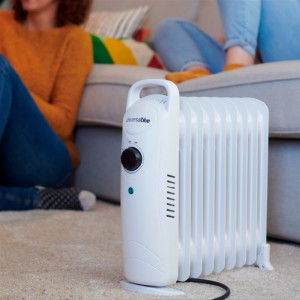 RADIADOR MINI 700W ACEITE 7 ELEMENTOS BLANCO