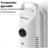 RADIADOR MINI 700W ACEITE 7 ELEMENTOS BLANCO
