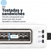 TOSTADOR TOASTY 1L/GE 1 RANURA LARGA BLANCO GRANITE
