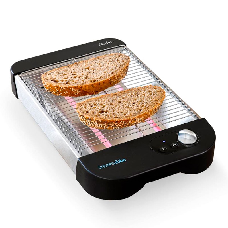 TOSTADOR TOASTY 600/OB PLANO 600W CUERPO INOX/NEGRO