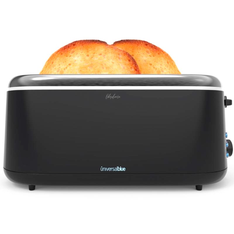 TOSTADOR TOASTY PLUS 2L 2 RANURAS LARGAS COLOR NEGRO