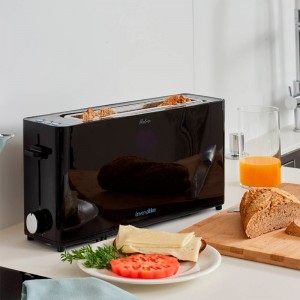 TOSTADOR TOASTY 1L/OB 1 RANURA LARGA COLOR NEGRO