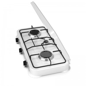 PLACA GAS PORTÁTIL FLAVOURMY 3 FUEGOS COLOR BLANCA