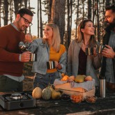 PLACA GAS PORTÁTIL FLAVOURMY 1 FUEGO COLOR NEGRO