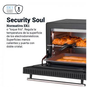 MINI HORNO HEALTHYBAKE 19 LITROS 1300W FULL BLACK