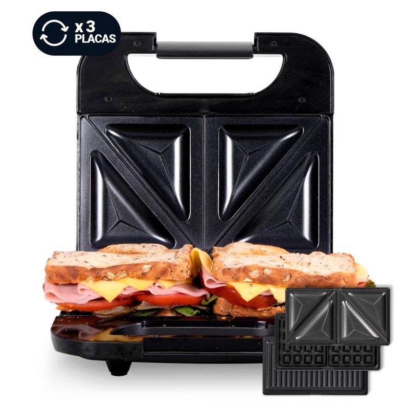 SANDWICHERA/GRILL/GOFRERA SPICY G.P.5008X 700W