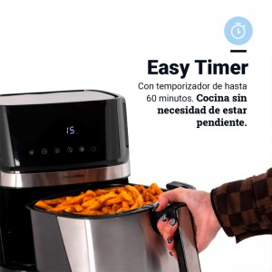 FREIDORA DE AIRE AIR CRISPY 5005 5 LITROS COLOR NEGRO