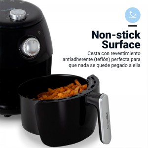FREIDORA DE AIRE AIR C. 5002B 2 LITROS COLOR NEGRO