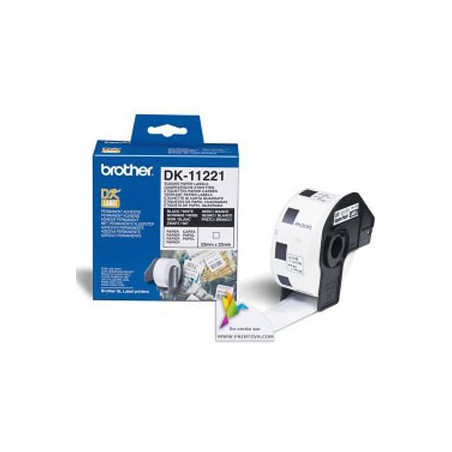 ETIQUETA BROTHER CUADRADA 23X23MM  DK11221