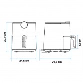 FREIDORA DE AIRE AIR C. 5003B 3.5 LITROS COLOR NEGRO
