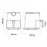 FREIDORA DE AIRE AIR C. 5003W 3.5 LITROS COLOR BLANCO