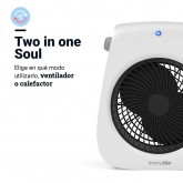 TERMOVENTILADOR BAVARO 4020W VERTICAL 2000W BLANCO