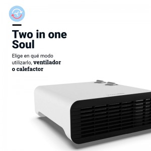 TERMO VENTILADOR WAKAMA 4020W HORIZONTAL 2000W BLANCO