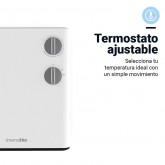 TERMO VENTILADOR WAKAMA 4020W HORIZONTAL 2000W BLANCO
