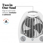 TERMO VENTILADOR COPACABANA VERTICAL BLANCO 2000W