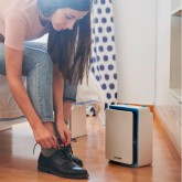 TERMO VENTILADOR BLANCO/AZUL VERTICAL 2000W