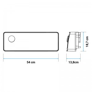 SPLIT DE BAÑO MELIDE 4020X  WIFI INOX