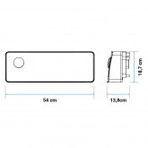 SPLIT DE BAÑO MELIDE 4020X  WIFI INOX