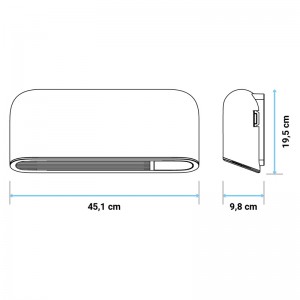 SPLIT DE BAÑO CAYO LARGO MUST 2000W