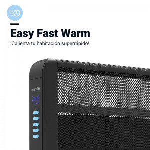 RADIADOR MICA FORMOSA 4020B 2000W WIFI COLOR NEGRO