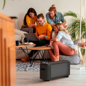 CALEFACTOR DE MICA INKA 4020W HORIZONTAL 1500W NEGRO