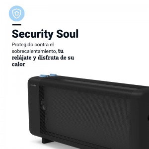 CALEFACTOR DE MICA INKA 4020W HORIZONTAL 1500W NEGRO
