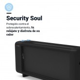 CALEFACTOR DE MICA INKA 4020W HORIZONTAL 1500W NEGRO