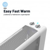 CALEFACTOR DE MICA INKA 4020W HORIZONTAL 1500W BLANCO