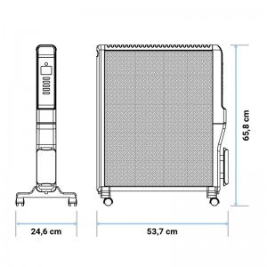 RADIADOR MICA FORMOSA 4020W 2000W WIFI COLOR BLANCO