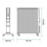 RADIADOR MICA FORMOSA 4020W 2000W WIFI COLOR BLANCO