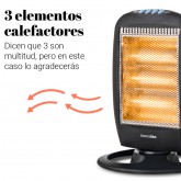 CALEFACTOR HALÓGENO PARAISO 4012 (BARRAS)