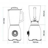 BATIDORA DE VASO SMOOTHY 5015X 1500W