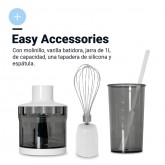 BATIDORA DE MANO TWISTY PLUS TOT 1200W BLANCA GRANITE