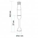 BATIDORA DE MANO TWISTY PLUS TOT 1200W BLANCA GRANITE