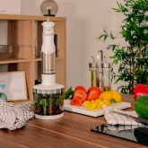 BATIDORA DE MANO TWISTY TOTAL 80 800W + ACC. BLANCA GRANITE