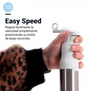 BATIDORA DE MANO TWISTY TOTAL 80 800W + ACC. BLANCA GRANITE