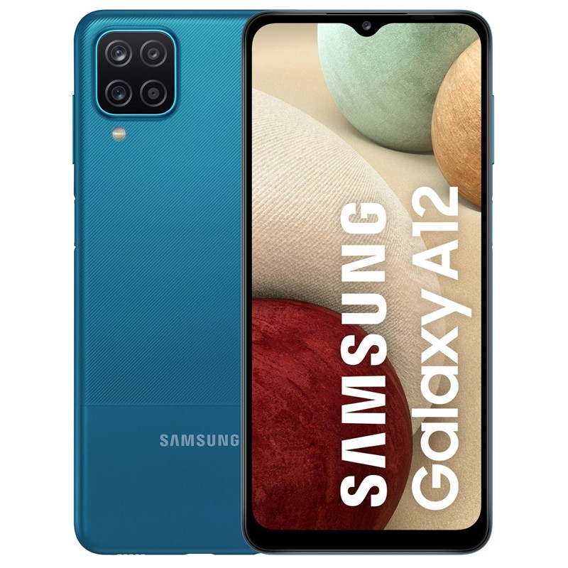 SMARTPHONE MOVIL SAMSUNG GALAXY A12 4GB 128GB 6.5" AZUL