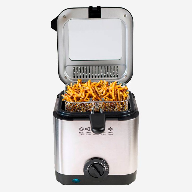 FREIDORA INOX CRISPY 1.5 LITROS 900W