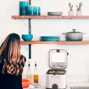 FREIDORA INOX CRISPY 1.5 LITROS 900W