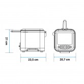 FREIDORA INOX CRISPY 1.5 LITROS 900W