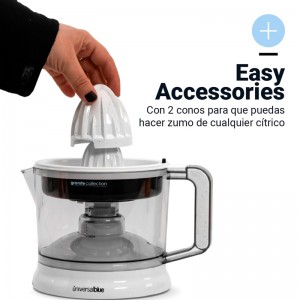 EXPRIMIDOR DE VASO JUICY 40/GR 40W BLANCO GRANITE