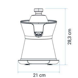 EXPRIMIDOR DE BRAZO JUICY 300/OB 300W NEGRO