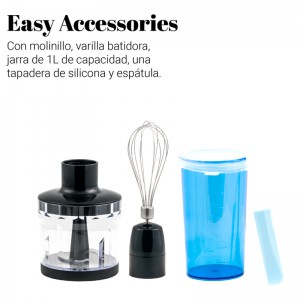 BATIDORA DE MANO TWISTY PLUS TOT  1200 W CON ACC. NEGRO