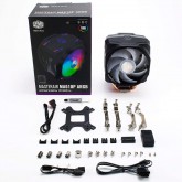 COOLER MASTER MASTERAIR MA610P ARGB 12CM NEGRO/PLATA