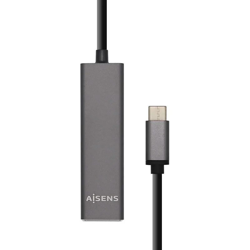 HUB USB TIPO C AISENS A109-0403 USB-A X4  15CM