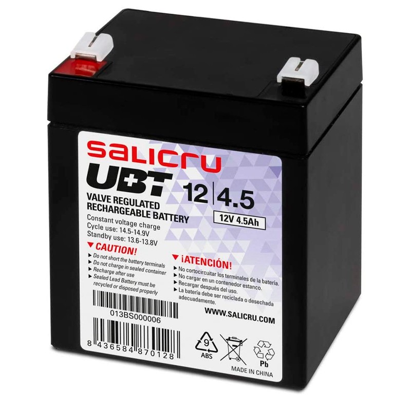 BATERIA SAI SALICRU 12V/4,5AH  UBT 12/4,5 