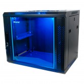 ARMARIO MURAL 19" PHASAK 6U PHO 2106D 600X450 PTA.DE CRISTAL