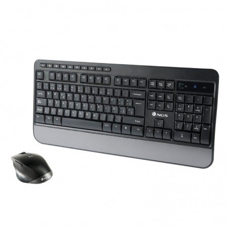 TECLADO Y RATON NGS SPELL KIT  INALAMBRICOS NEGRO
