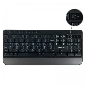 TECLADO Y RATON NGS SPELL KIT  INALAMBRICOS NEGRO