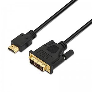 CABLE NANOCABLE DVI MACHO HDMI MACHO1.8M NEGRO